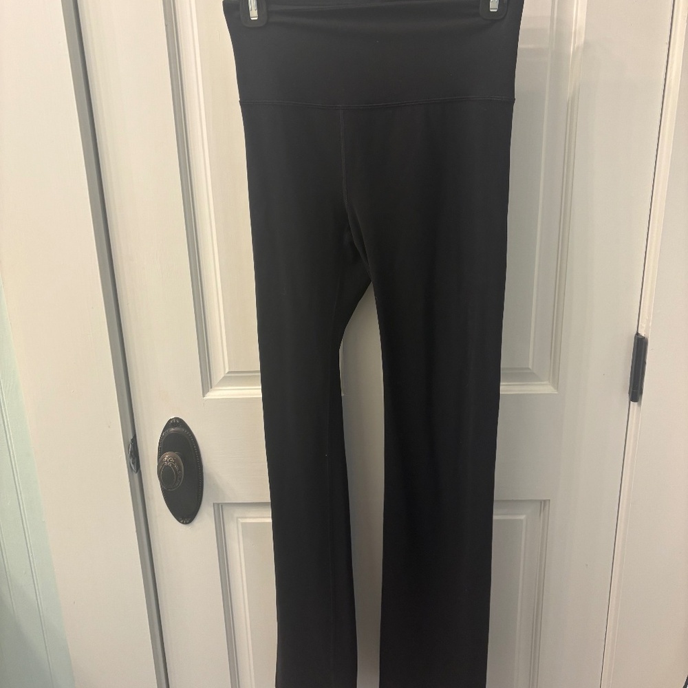 Athleta Straight Leg black yoga Pants, size XS